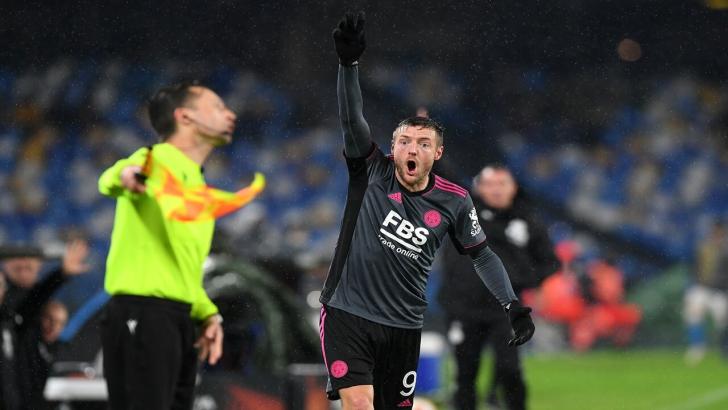 Leicester striker Jamie Vardy